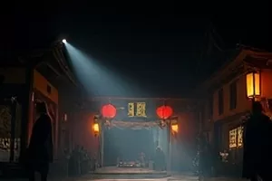《雾港来信》封面画面，老码头仓库与散落信件的构图