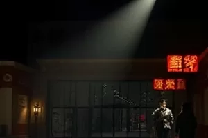 《四季书房》封面画面，书架一角与摊开的书页